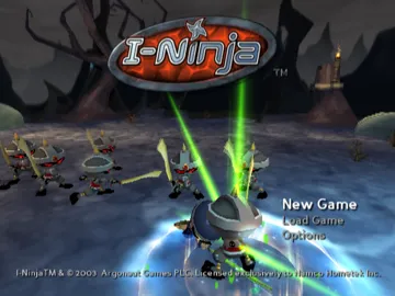 I-Ninja screen shot title